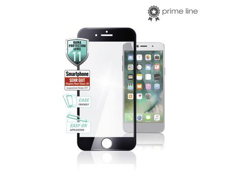 Protector de Pantalla para iPhone 6 Plus HAMA Vidrio Templado Negro
