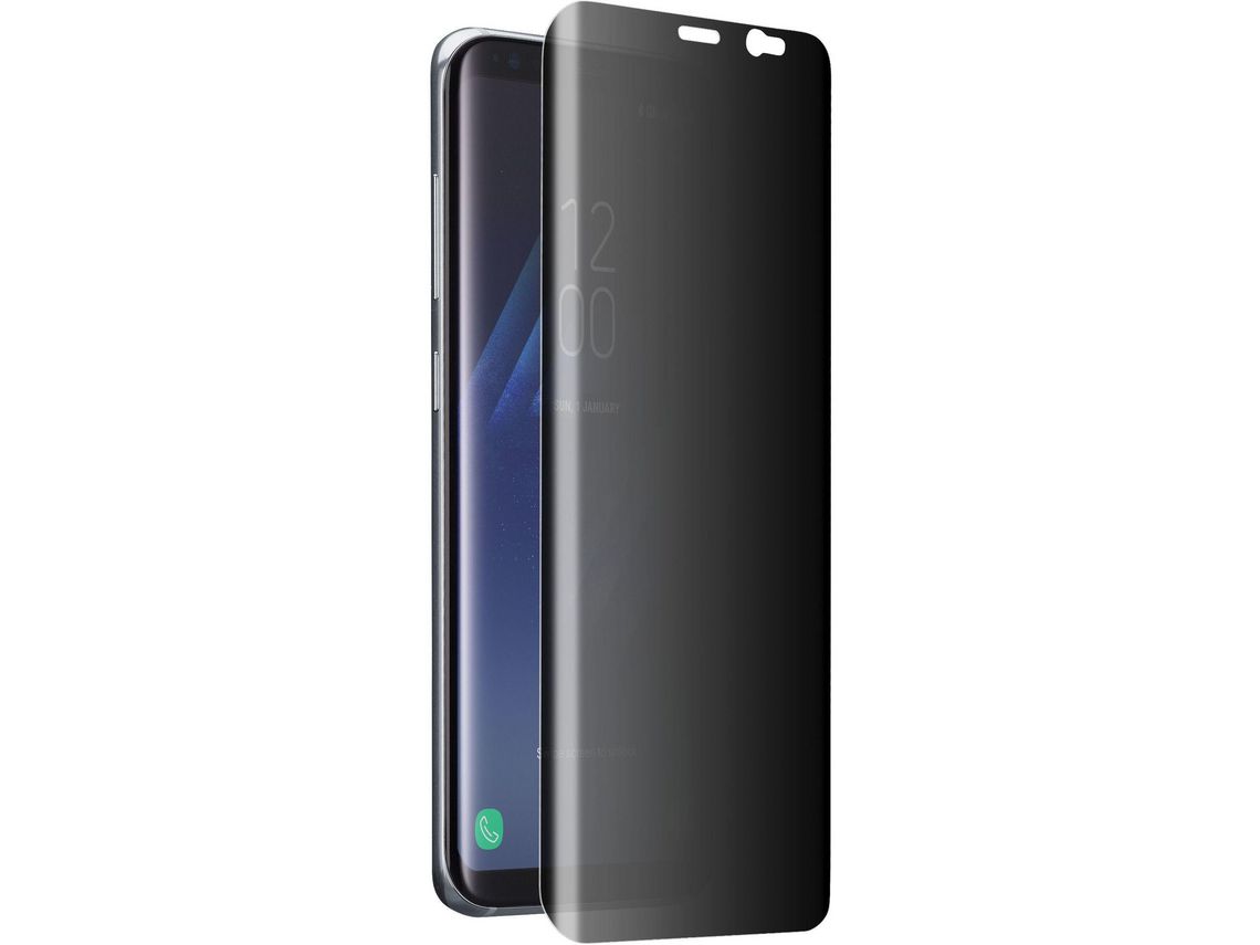 Protector de Pantalla para Samsung Galaxy S8+ CELLULARLINE Negro