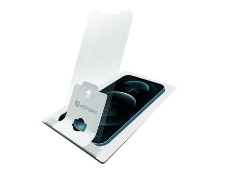 Protector de Pantalla para iPhone 12 Pro Max ESTUFF Vidrio Templado Transparente