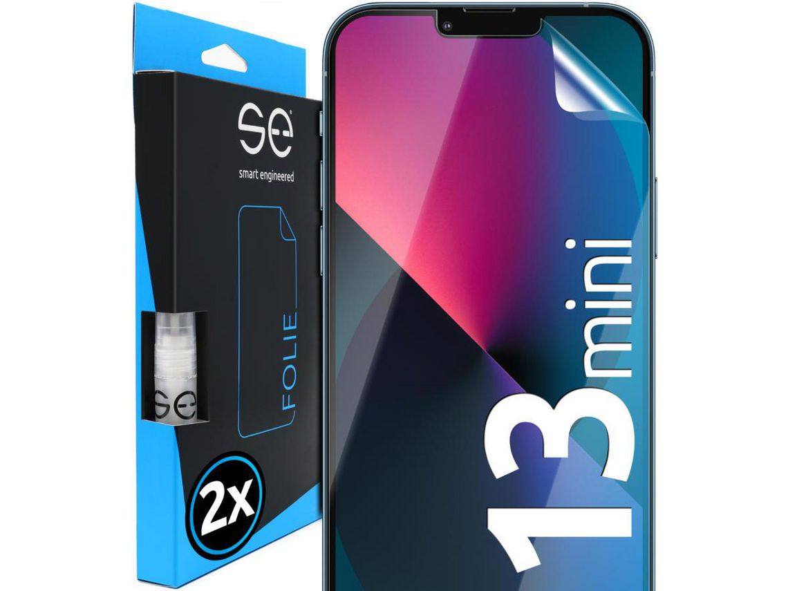 Protector de Pantalla para iPhone 13/13 Mini SMART ENGINEERED Piel Sintética Transparente