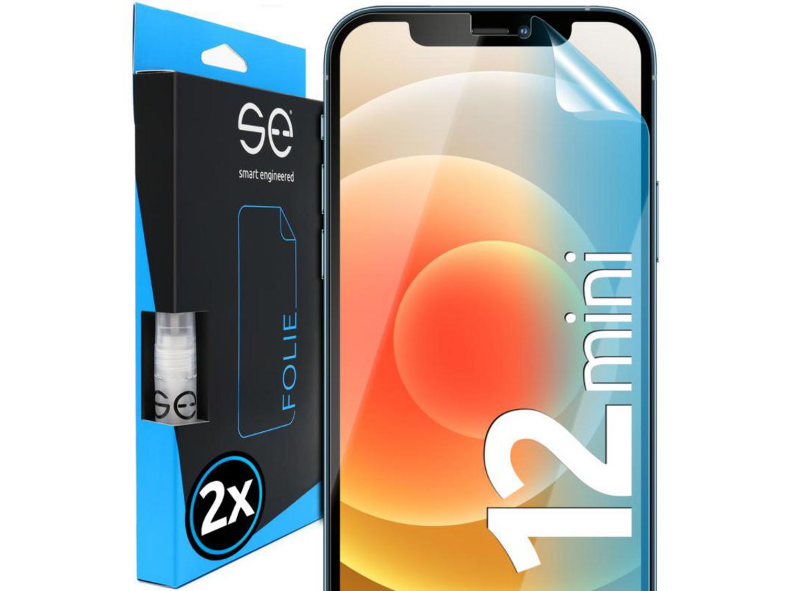 Protector de Pantalla para iPhone 12 Mini/12 SMART ENGINEERED Piel Sintética Transparente