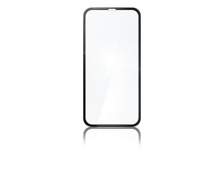 Protector de Pantalla para iPhone X HAMA Vidrio Negro