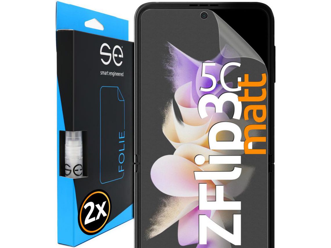 Protector de Pantalla para Samsung Galaxy Z Flip 3 SMART ENGINEERED Piel Sintética Transparente