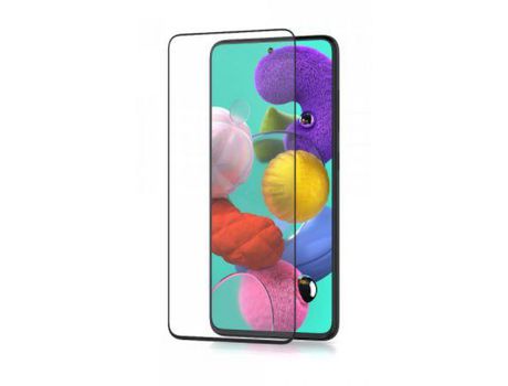 Protector de Pantalla para Samsung Galaxy A51 BEHELLO Vidrio Templado Negro