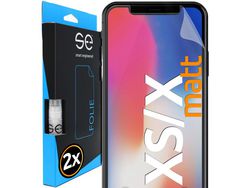 Protector de Pantalla para iPhone X SMART ENGINEERED Piel Sintética Transparente