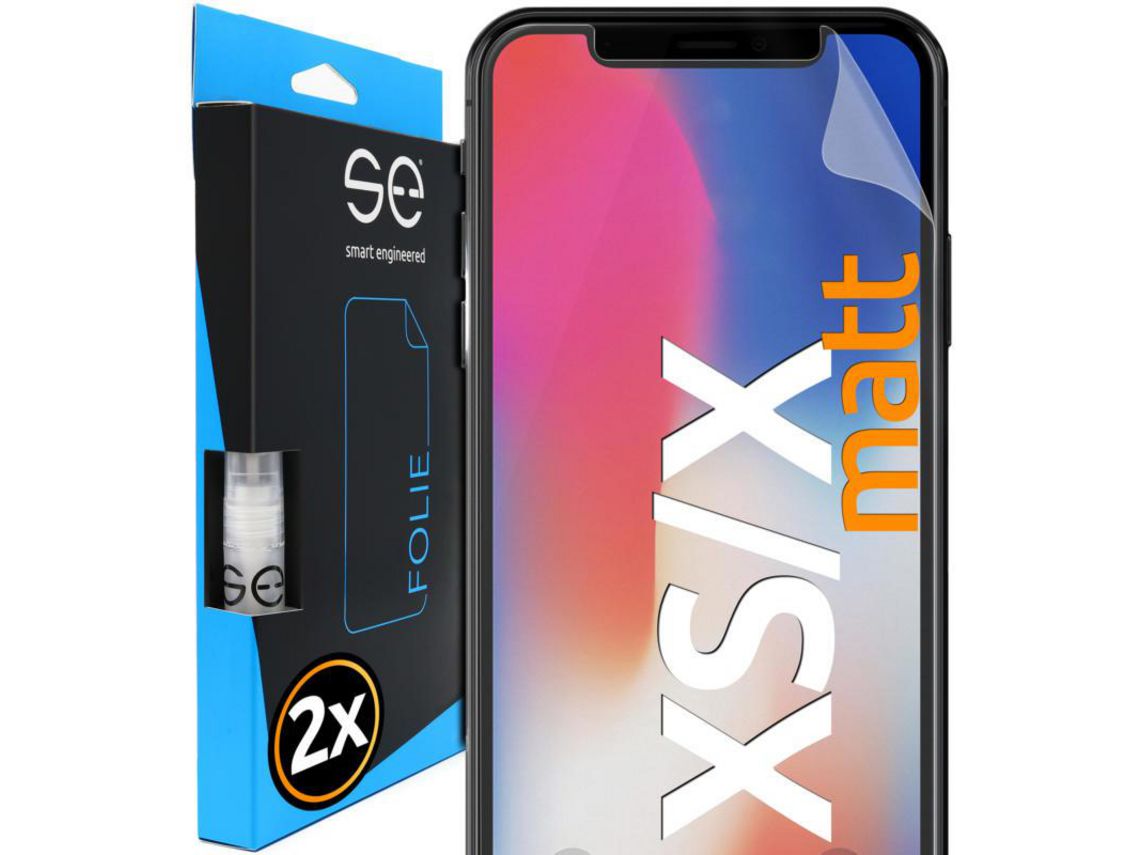 Protector de Pantalla para iPhone X SMART ENGINEERED Piel Sintética Transparente