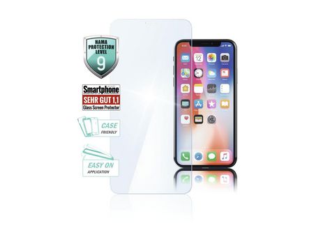 Protector de Pantalla para iPhone XR HAMA Vidrio Templado Transparente