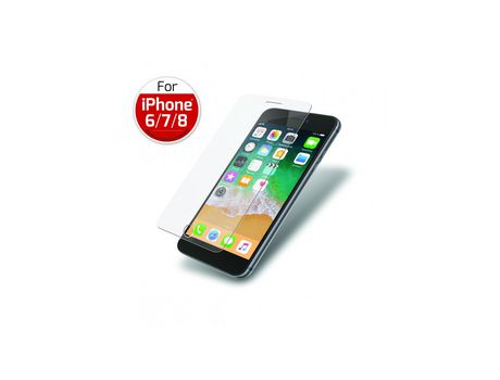 Protector de Pantalla para iPhone 6 PORT DESIGNS Vidrio Templado Transparente