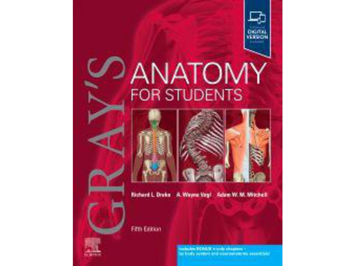Libro Anatomía de Gray para estudiantes ELSEVIER de Richard L Drake (Inglés)