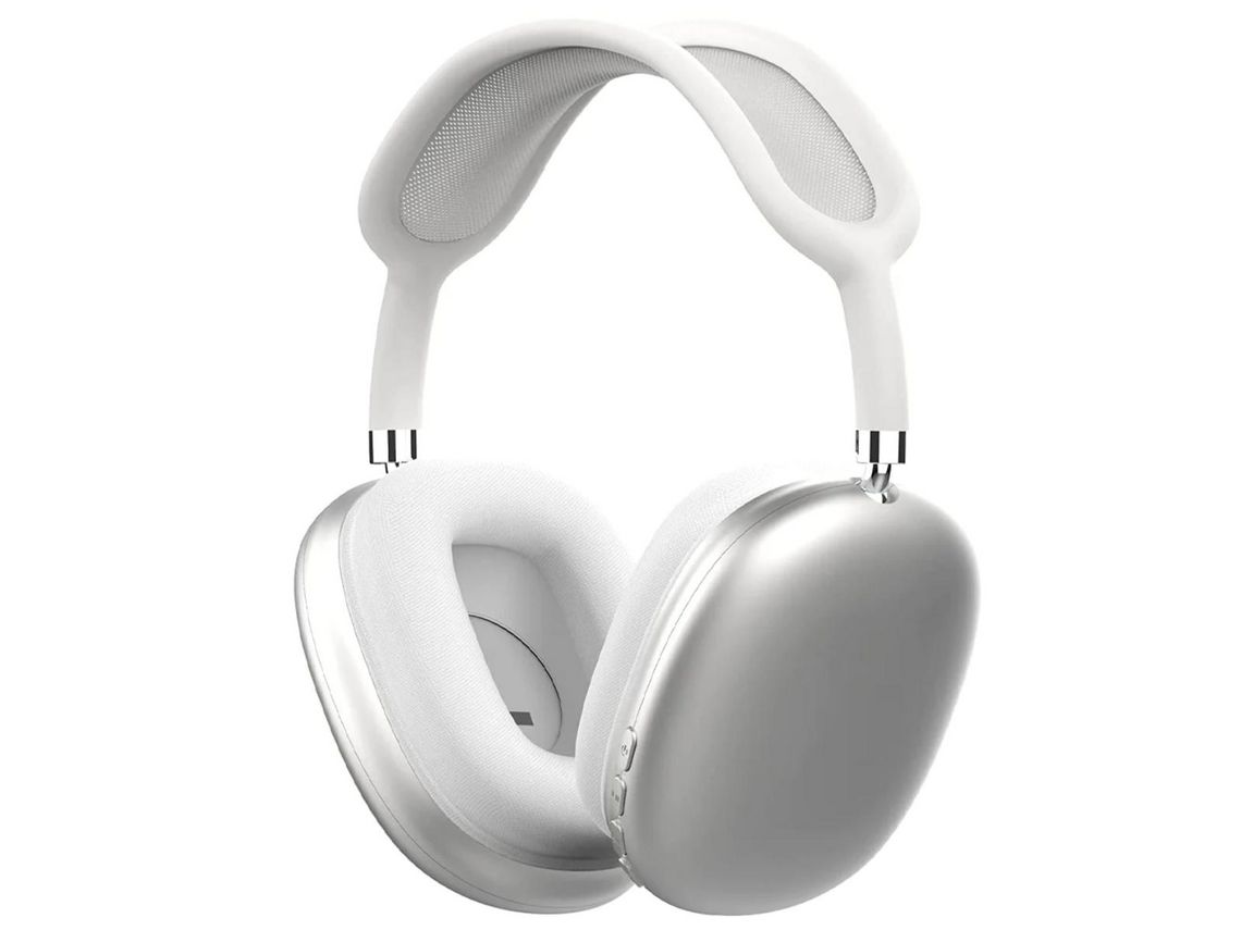 Auriculares De Diadema KLACKP9 Bluetooth Sonido Alta Calidad HIFI Blanco
