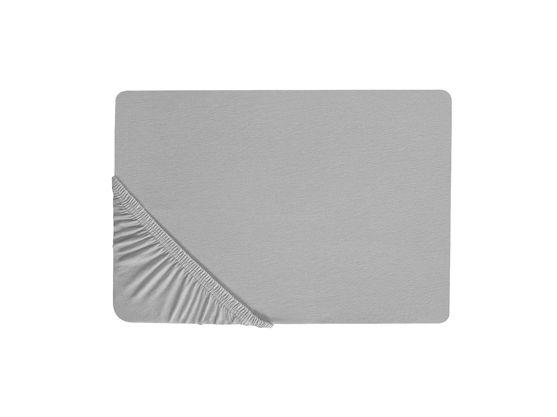 Sábana BELIANI Hofuf (Gris - Algodón - 200x140x30 cm)