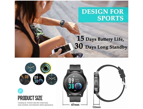 Smartwatch YIZHOOD YIZ1123 Negro