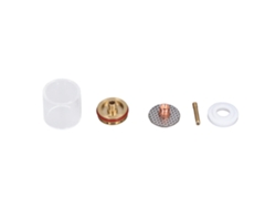Kit De 5 Piezas Para Antorcha Tig: Copas De Latón Y Vidrio, Colectores Y Boquillas Para Pistola De Soldadura De Argón Wp-20/25