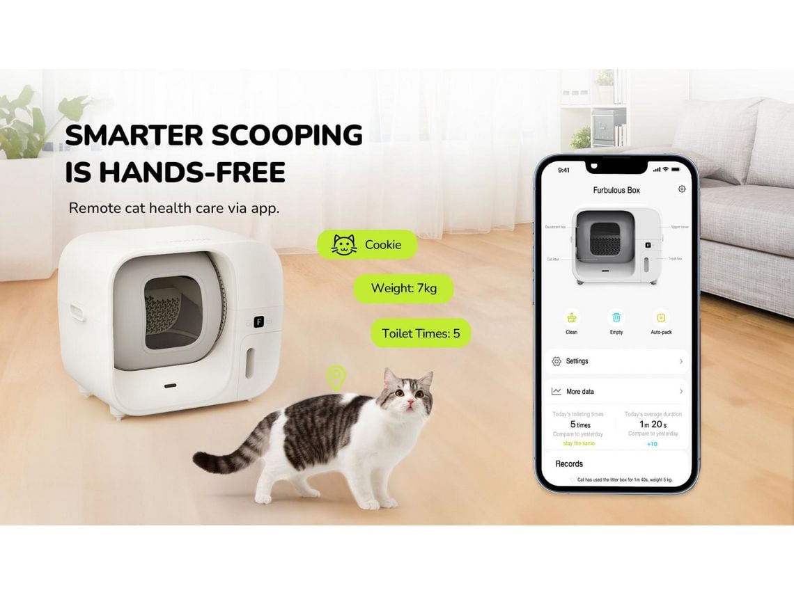 Caja arena automatica para gatos deals
