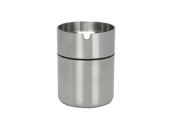 Fasst-portátil Cenicero De Acero Inoxidable Para Coche Con Tapa Sellada Y Ranura Para Cigarrillo