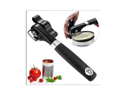 Abrelatas manual con borde liso, abrelatas con corte seguro para latas redondas y ovaladas, material de alta calidad que garantiza durabilidad