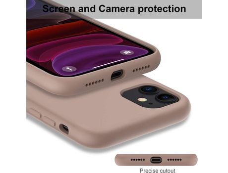Funda para iPhone Xr ELKUAIE Marrón