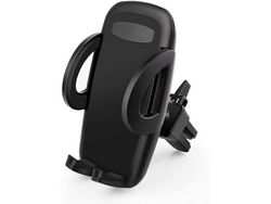 Soporte Teléfono Ventilación Aire Automóvil Clips Universal YIZHOOD Negro