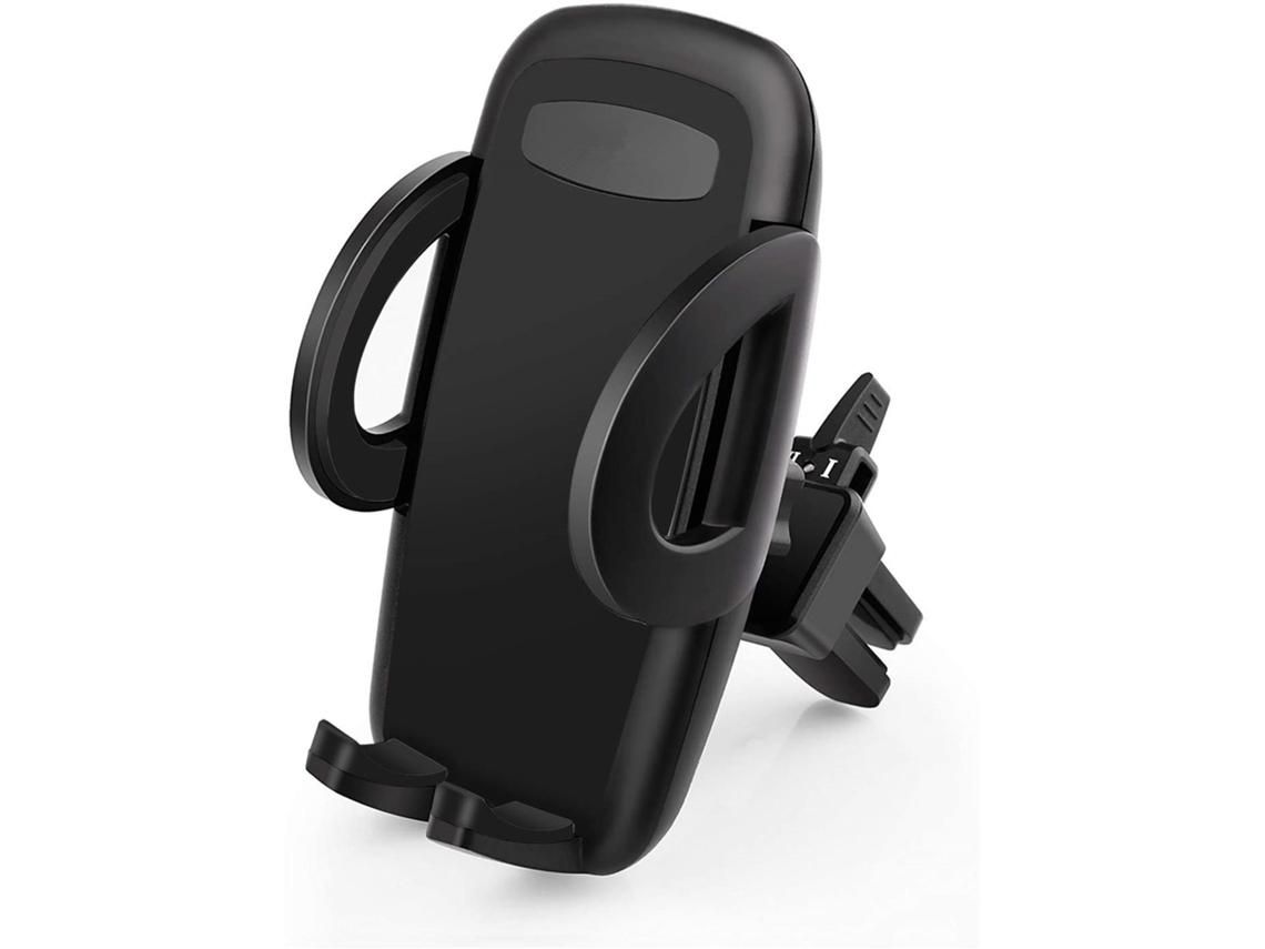 Soporte Teléfono Ventilación Aire Automóvil Clips Universal YIZHOOD Negro