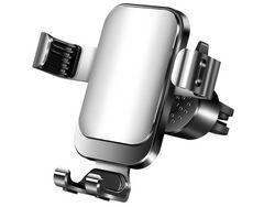 Soporte Universal Automotivo Ventilação Automotiva Berço Gravidade Suport YIZHOOD Plateado