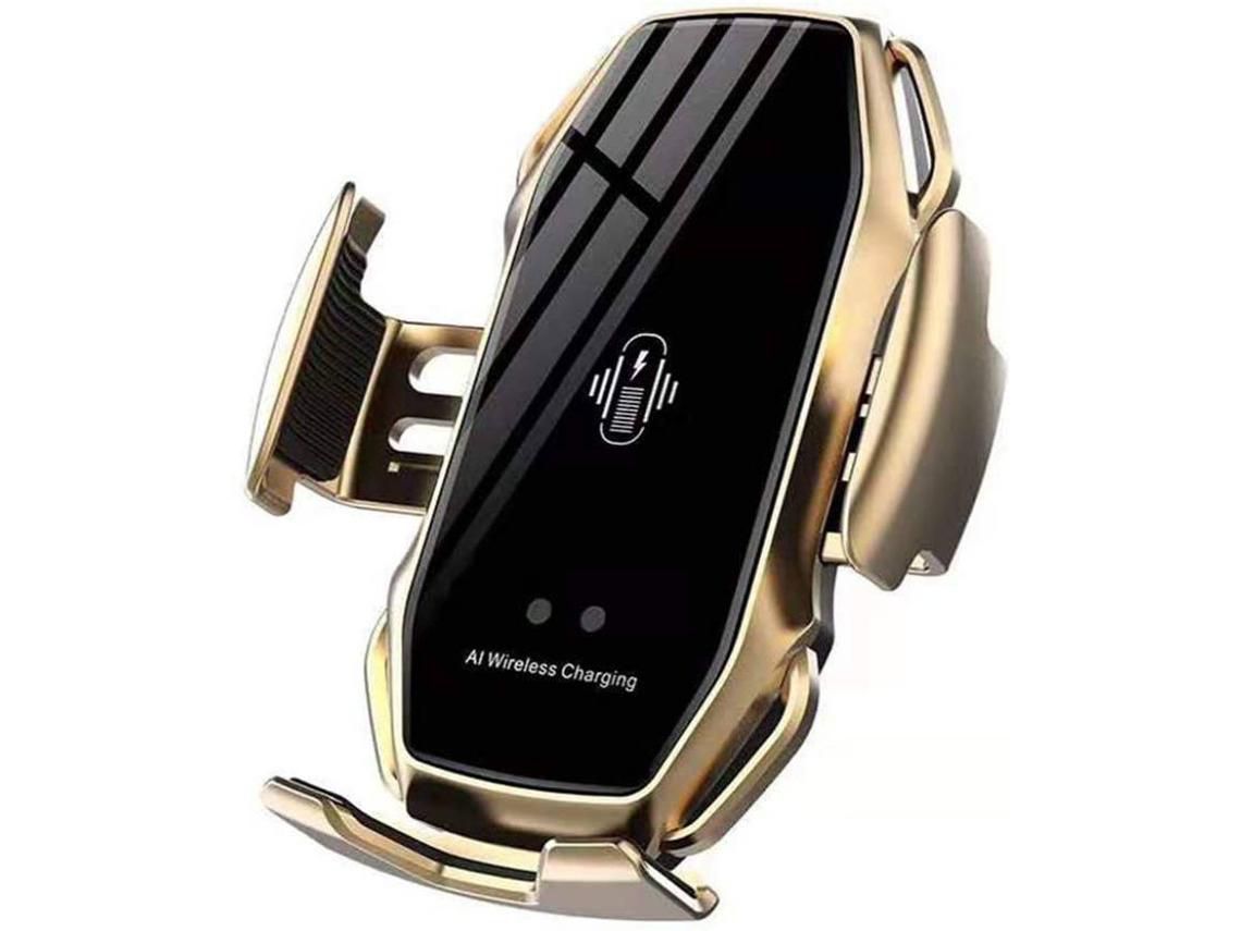 Soporte Carro Gravidade Universal Smartphone Rotação YIZHOOD Plateado