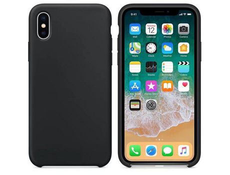 Funda para iPhone XS ELKUAIE Negro