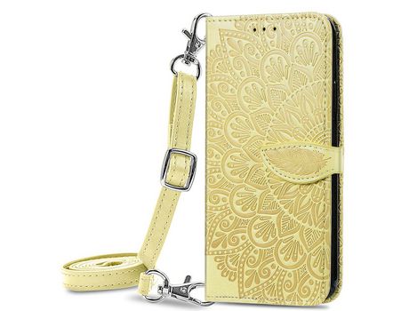 Funda para iPhone 14/14 Max ELKUAIE Dorado