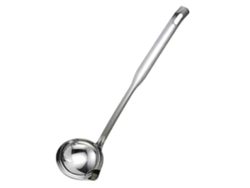 Cuchara Separadora De Aceite De Acero Inoxidable Con Filtro Para Sopas Y Fondue.