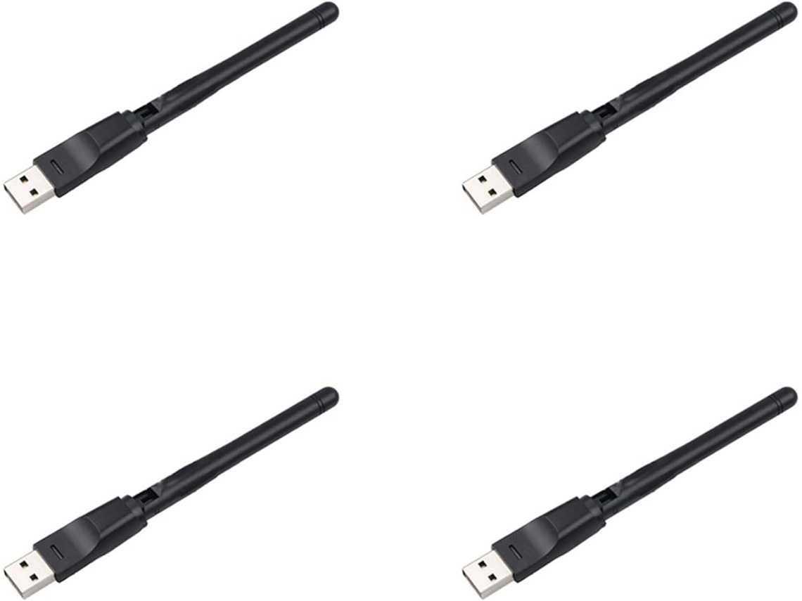 4 Tarjetas Sin Rt5370 Adaptador Wifi Usb Portátil 2.4g 150 Mbps Antena Receptor Para Pc Y