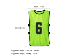 Colete de futebol 2026rebe-12 para adultos e jovens com números, camisas de secagem rápida para treino e jogos de futebol.