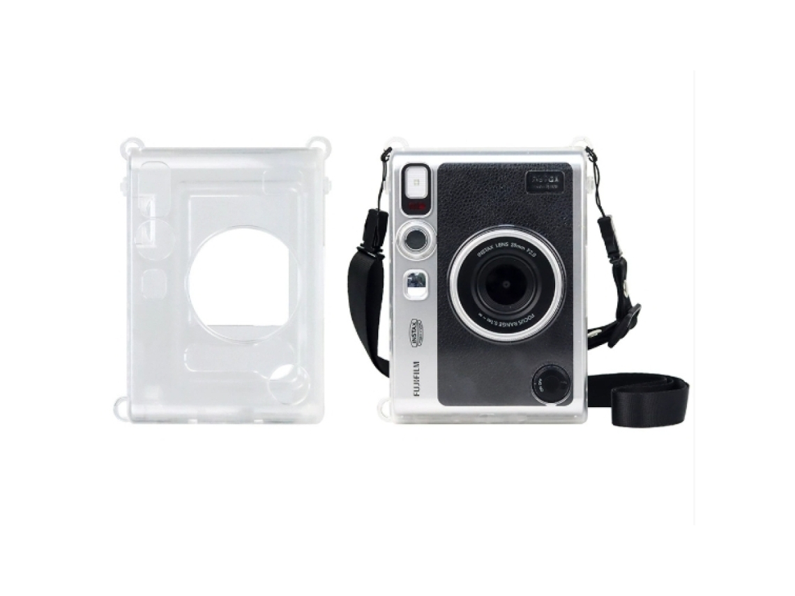 Capa Transparente Evo Para Câmara Fujifilm Instax Mini Evo/Polaroid Mini Evo Estojo Rígido Em Pvc Para Fuji Mini Evo