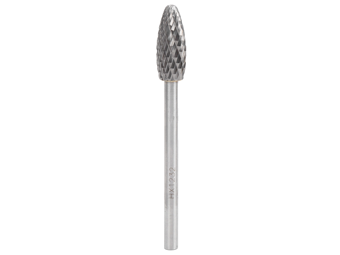 Herramienta Rotativa De Acero De Tungsteno Con Mango De 6 Mm Para Uso Industrial. Dimensiones: 6 X 12 X 32 X 100 Mm.