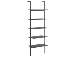 Unidad 5 Estantes Inclinados 64x35x185 Cm Negro MAISON EXCLUSIVE