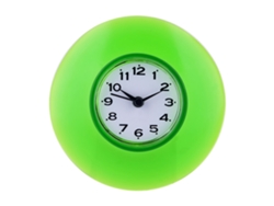 Reloj De Pared De Cuarzo Impermeable Con Ventosa, Decorativo, Para Baño/cocina, Verde.