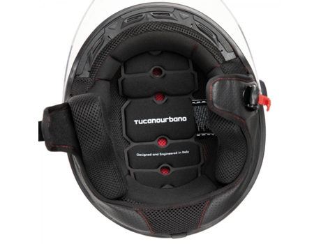 Forros de Casco de Moto TUCANO URBANO El'Jettin (Gris - XL)