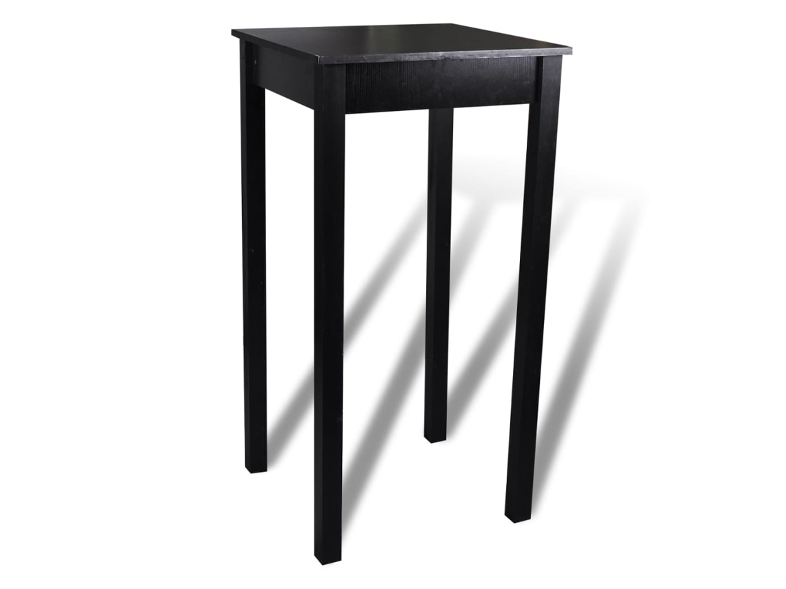 Maison Exclusive - Mesa De Bar Con 2 Sillas De Barra Negras