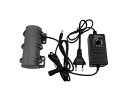 Mini motor vibrador portátil de 12 V, 3800 rpm, 10 W para sistemas de alerta, camillas de masaje y vibradores con velocidad ajustable. Enchufe europeo.
