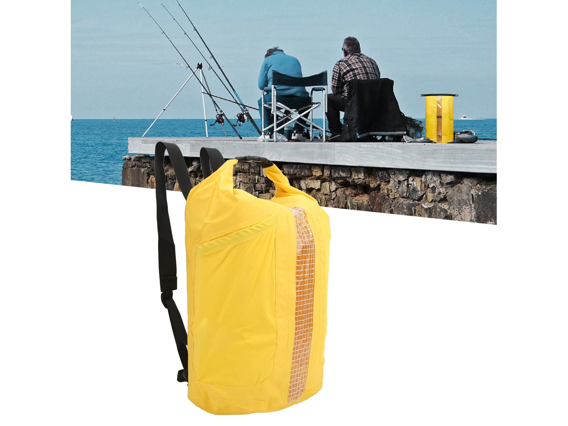 Bolsa impermeable seca de 25 litros, multifuncional para kayak y natación.