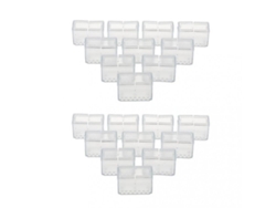 2026-20 Protectoras De Pies De Silla Silicona Rectangulares Para Muebles Y Mesas Transparentes