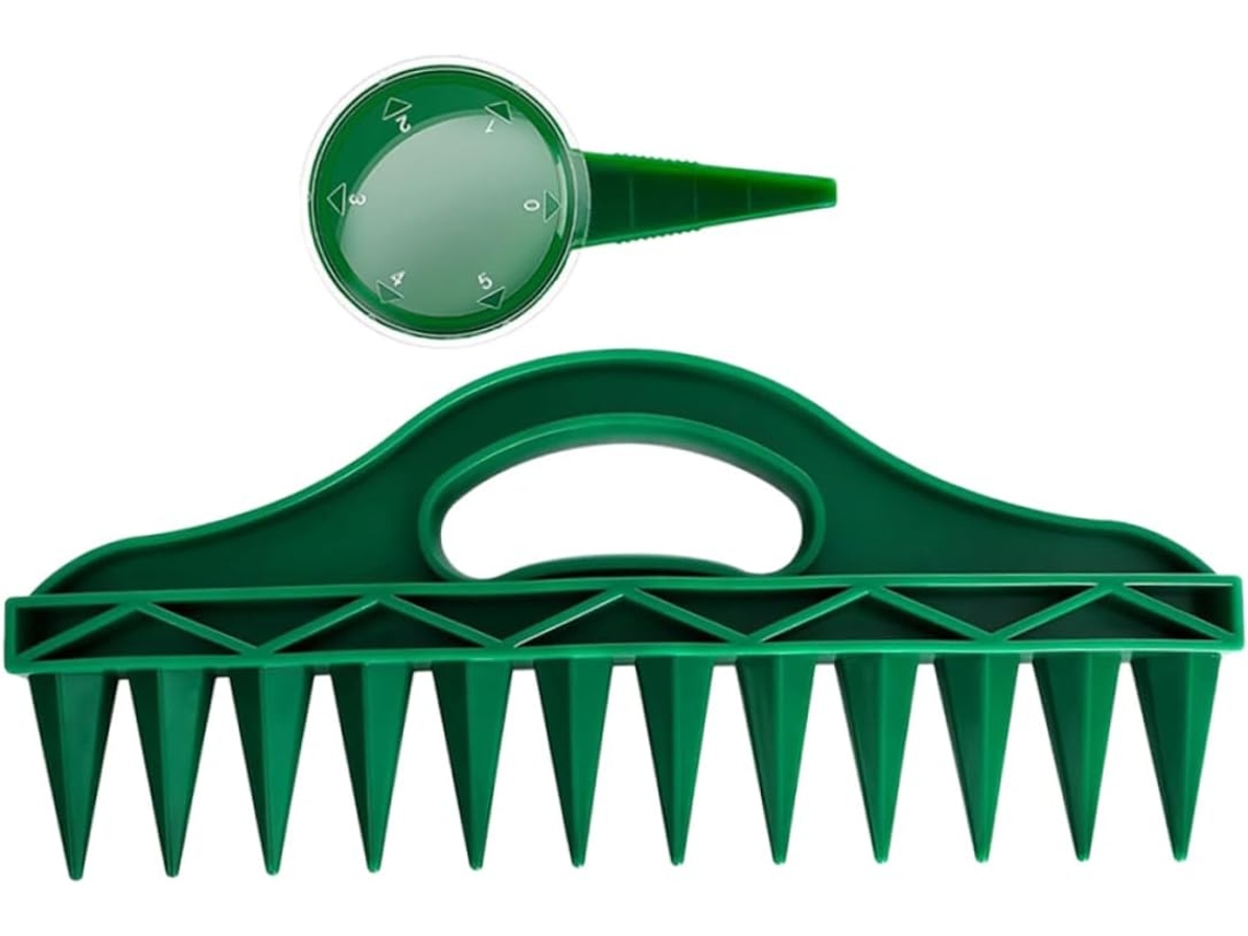Herramienta De Jardinería Portátil Para Sembrar Y Perforar, Plantador Manual, Accesorio Para Cavar Y Sembrar