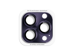 A Película Metálica Para Lentes É Adequada Paraarmadura Roxa Com Estampa De Cd, Iphone 11
