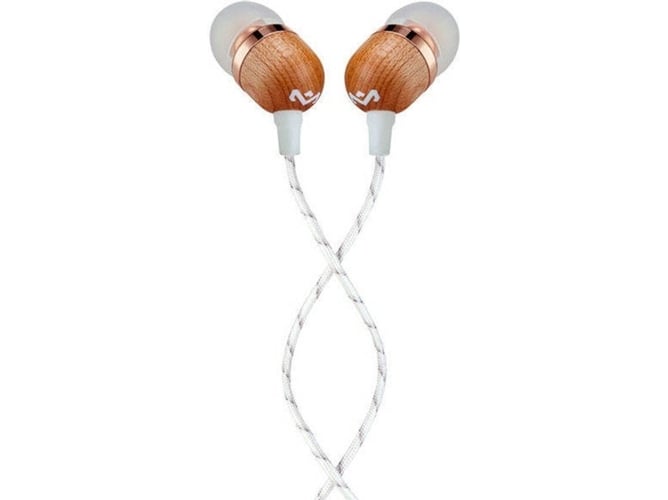 Auriculares con Cable HOUSE MARLEY Smile Jamaica (In Ear - Micrófono - Blanco)