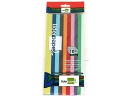 Bloc de Papel de Seda LIDERPAPEL 547500 (Multicolor - 10 Hojas)