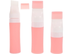 Nuobesty Set De 3 Botellas De Viaje De Silicona Recargables De 38 Ml, 60 Ml Y 80 Ml. Botellas Blandas.