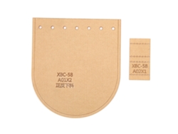 Plantilla De Cartera De Acrílico Transparente Con Capa Protectora Para Trabajos En Cuero.