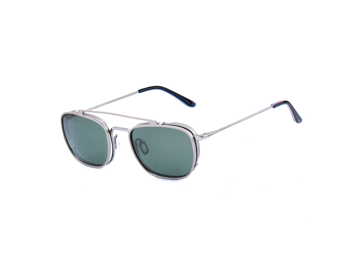 Montura De Gafas Hombre Vuarnet Vl19020001-sunclip (gris - Acero Inoxidable)
