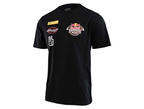 Camiseta de Hombre para Cicling TROY LEE DESIGNS Rampage Lock Up Negro (2XL)