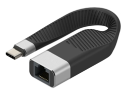 Cable de red USB-C RJ45 ICOC negro de 0,144 m Techly