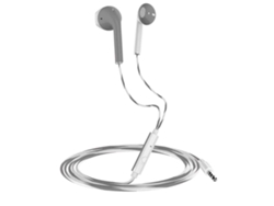 Auriculares Inalámbricos De 3,5 Mm (gris-blanco) Con Graves Estéreo Y Micrófono