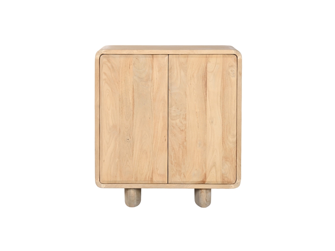Aparador Roble Natural Marron 80x40x90cm